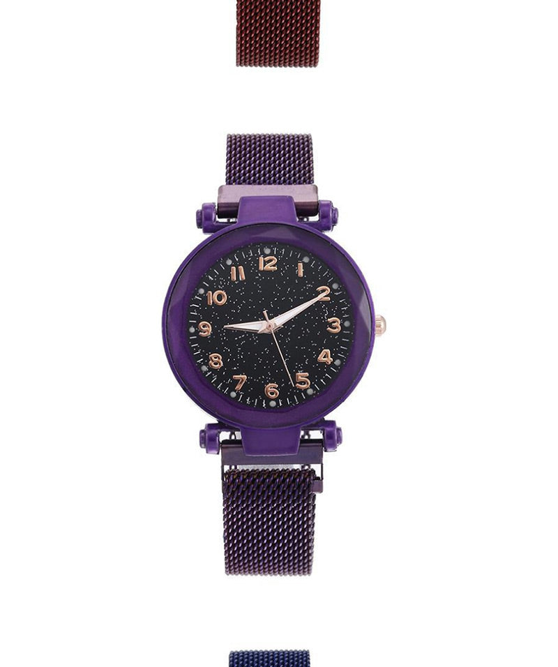 Fashion Starry Luminous Magnetite Milan Quartz Watch