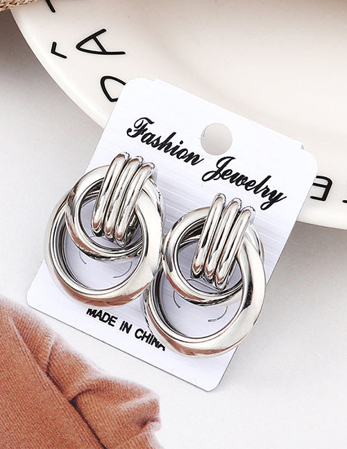 Fashion Hollow Round Earrings