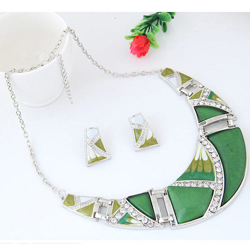 Trendy Color Decorated Irregular Shape Jewelry Sets
