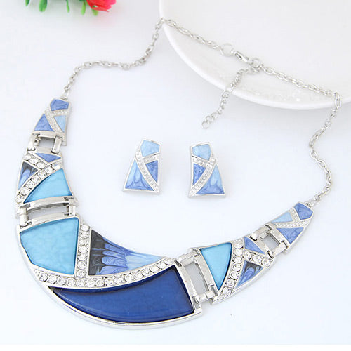 Trendy Color Decorated Irregular Shape Jewelry Sets