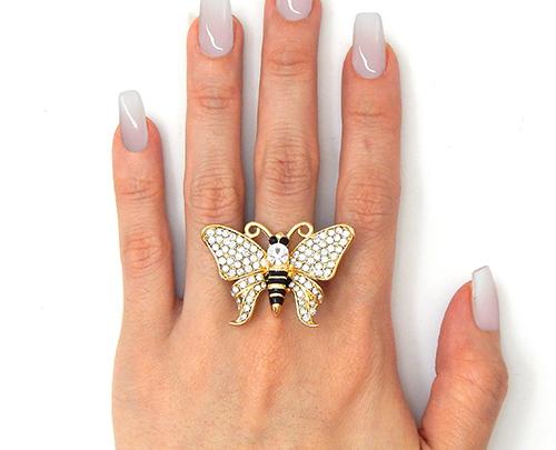28MM Butterfly Ring